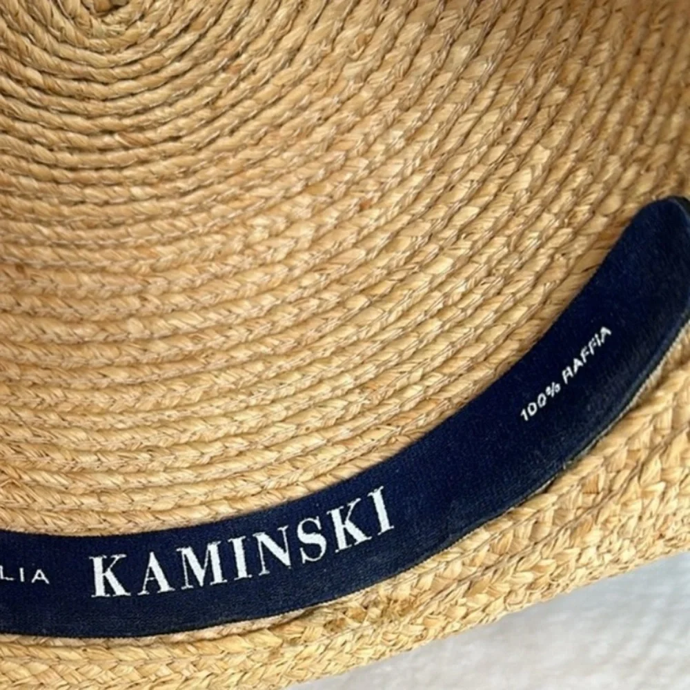 Helen Kaminski Vintage Australian Rolled Brim Raffia Hat 👒